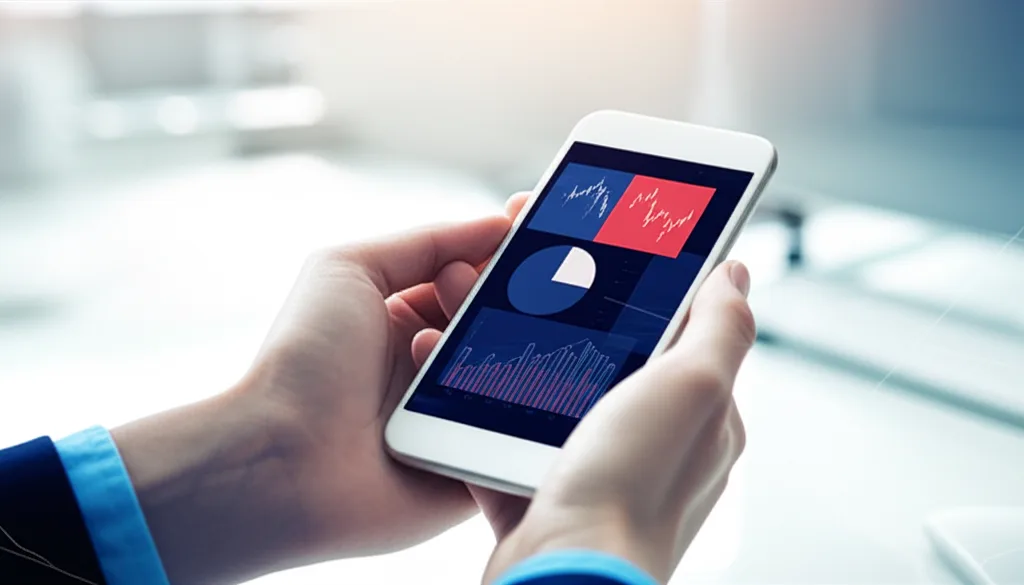 子ども子育て支援金いつから？年収別負担額と手取り影響を解説 - オフィスのデスクで給与明細をスマートフォンで確認するビジネスパーソンの手元