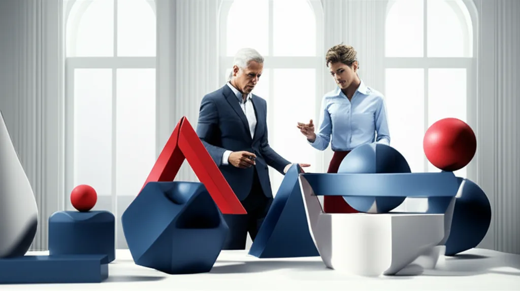 株の確定申告で国保が上がる？FIREを目指すなら知っておくべき節税の落とし穴 - 窓際の明るいオフィスで、二人のビジネスパーソンが書類を広げて真剣に話し合っている場面