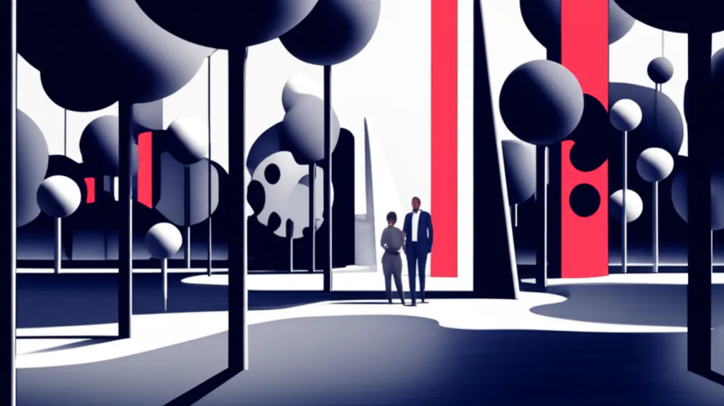 年金増額2026年、高所得者の手取りはどう変わるか - 夕暮れの公園で散歩する中高年カップル。木々の間から差し込む柔らかな光