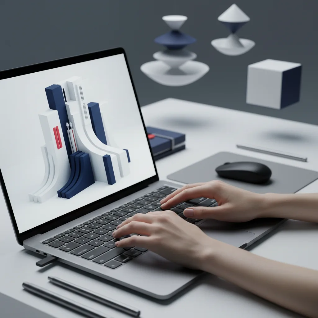 一人社長の節税と法人活用｜会社員が知るべき仕組みと実践 - ノートパソコンの画面に表示された数字のグラフを眺める手元のクローズアップ