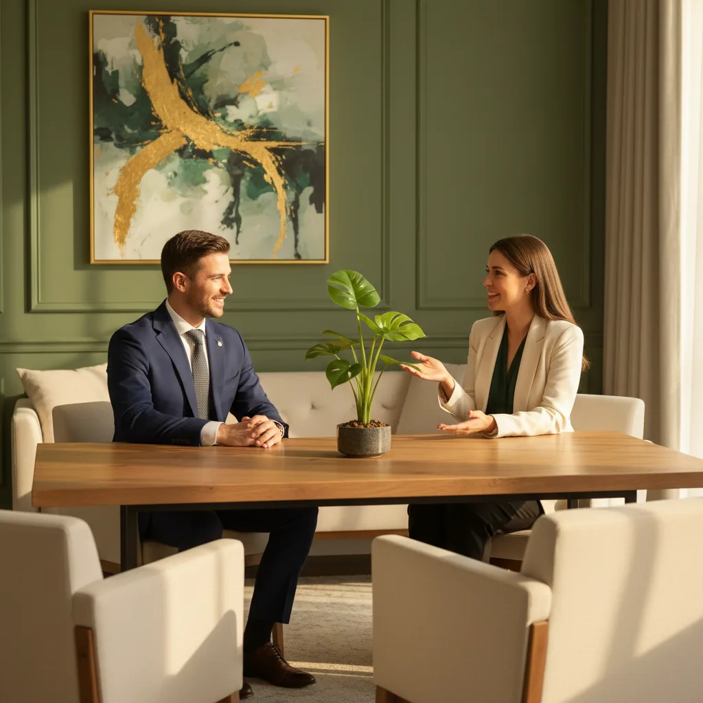 相続税対策の本質｜会社員が今から備える資産防衛の仕組み - 銀行の融資窓口で担当者と向き合うビジネスパーソン