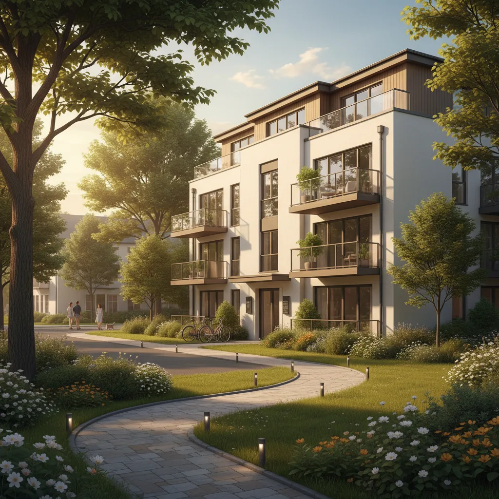 相続税対策の本質｜会社員が今から備える資産防衛の仕組み - 閑静な住宅街に建つ低層の賃貸マンション