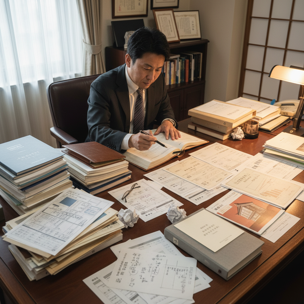 図解3: REITと現物不動産の4軸比較を視覚的に示すレーダーチャート。流動性・税メリット・レバレッジ・運営自由度の4つの軸で両者を比較するビジュアル