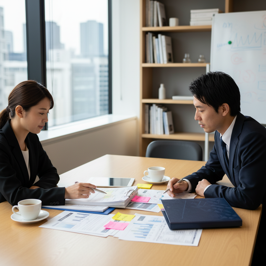図解4: 賃料改定のプロセスフロー図——オーナーの増額請求から調停・裁判までのステップ