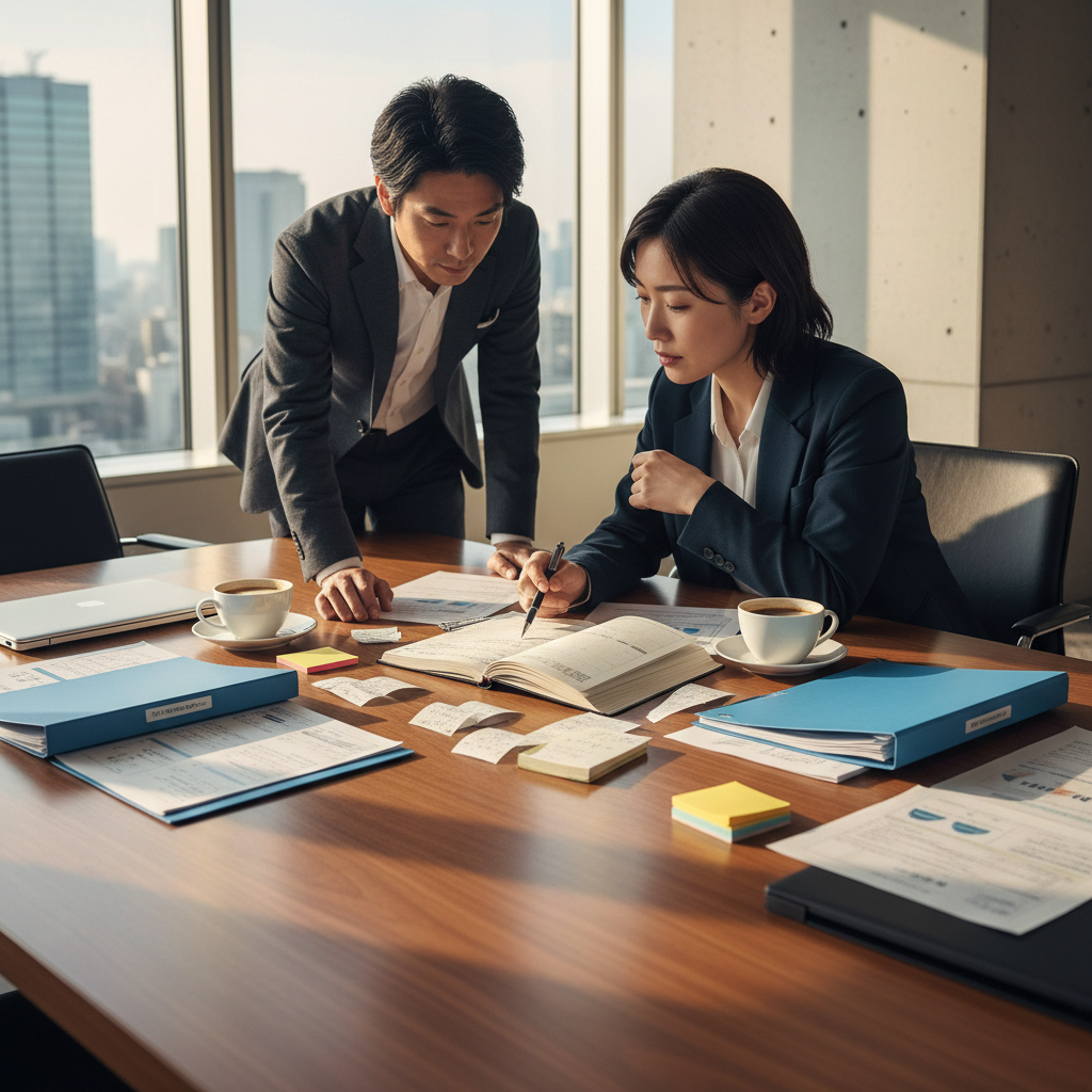 図解4: 家賃と消費者物価指数の推移を比較する2軸グラフ。物価指数が上昇トレンドを描く一方、家賃指数がゆるやかに追随する時間差を視覚化したビジュアル