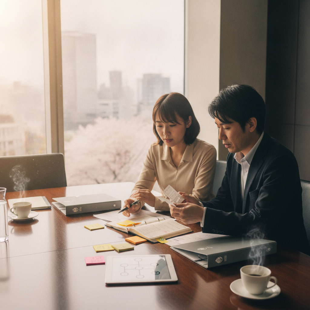 図解4: 物価上昇と家賃改定のタイムラグを、2年契約のサイクルに沿って示したタイムライン
