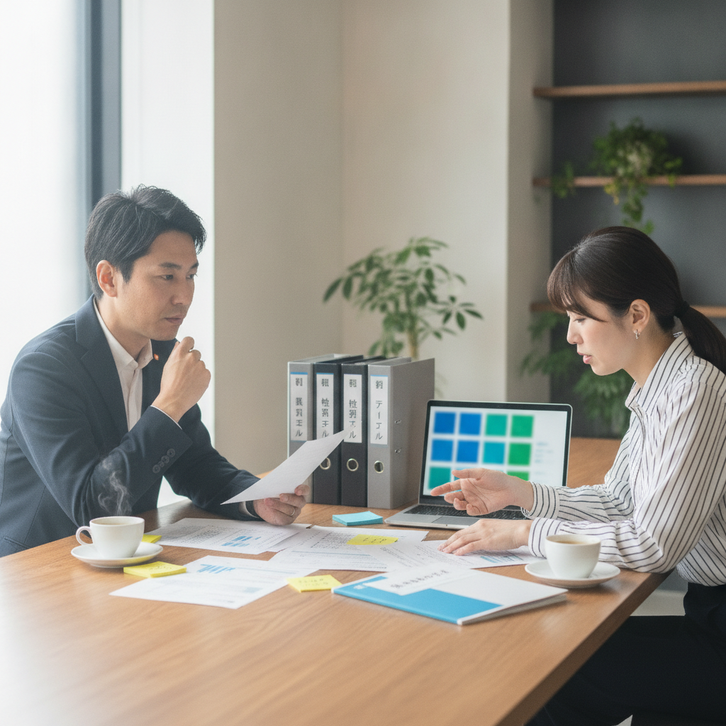 図解4: 5軸のレーダーチャート。各軸に「年収/可処分時間/専門性/与信/家族合意」。2軸が欠けると「準備不足」表示
