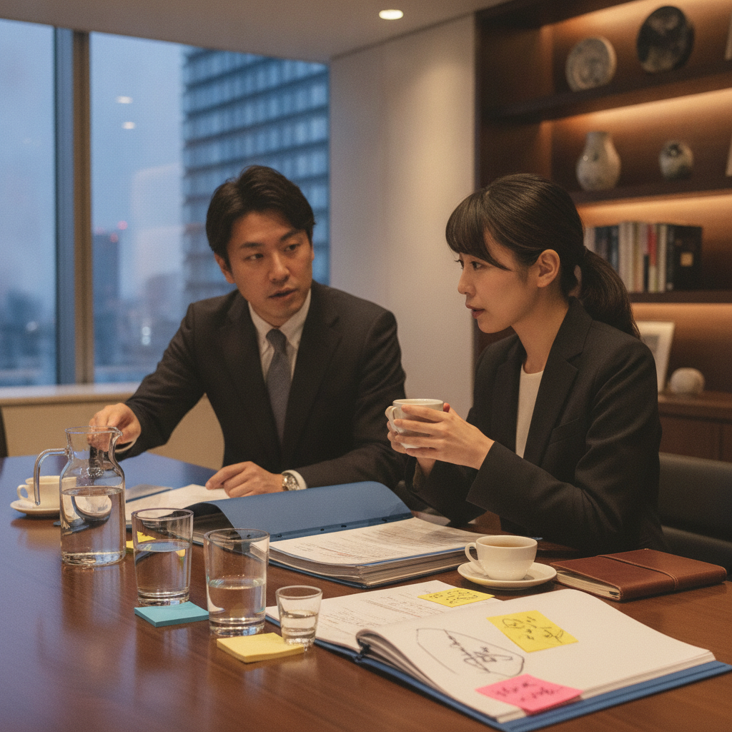 図解4: 表面利回りと実質利回りの差を、グラスに注ぐ水で「見かけの量」と「実際に飲める量」として表現したビジュアル