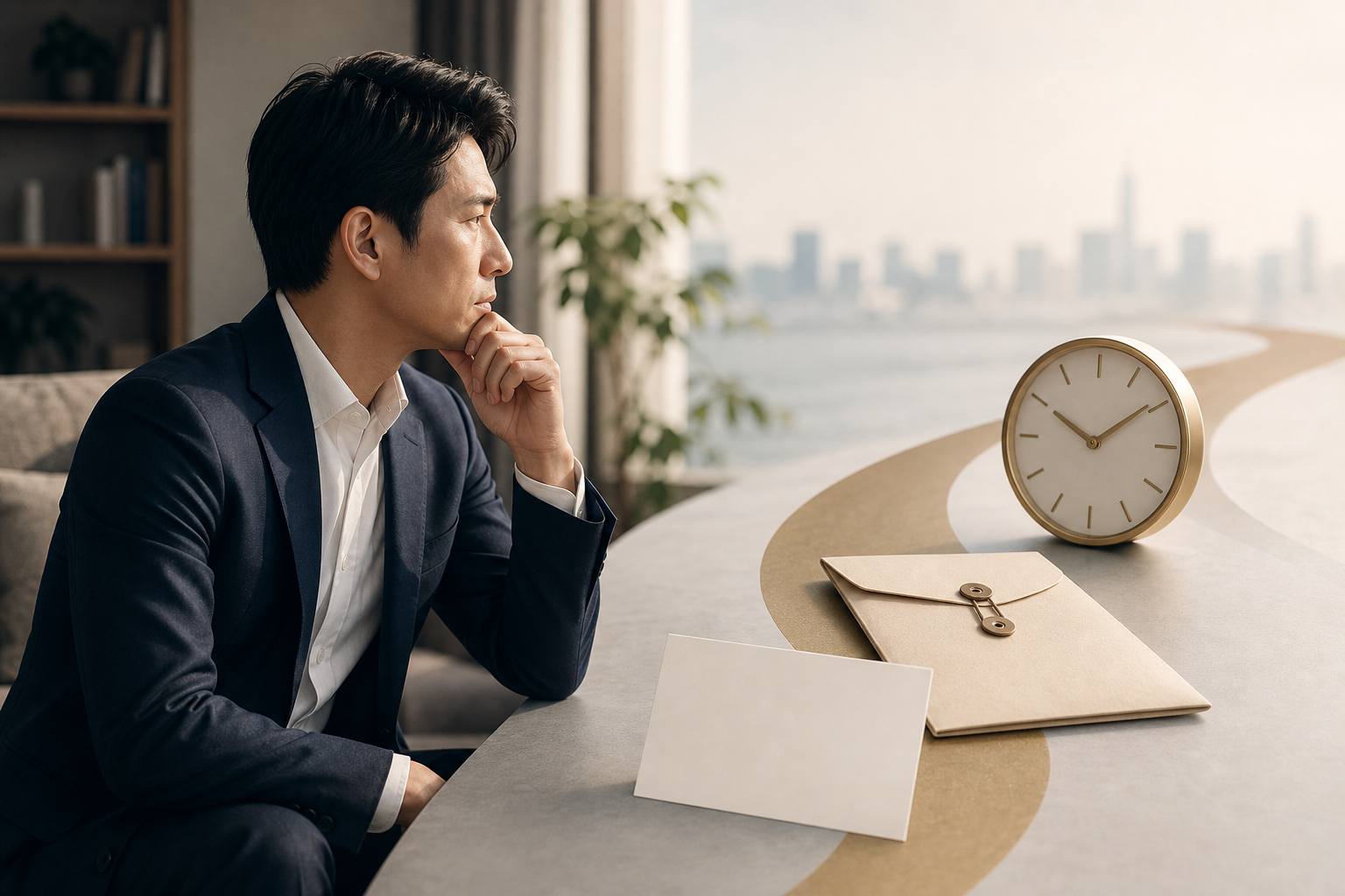アイキャッチ: 年収の階段を上るビジネスパーソンの足元に、税・社会保険料・控除縮小という3つの見えない段差が描かれ、手取りの伸びが緩やかになっていく構図