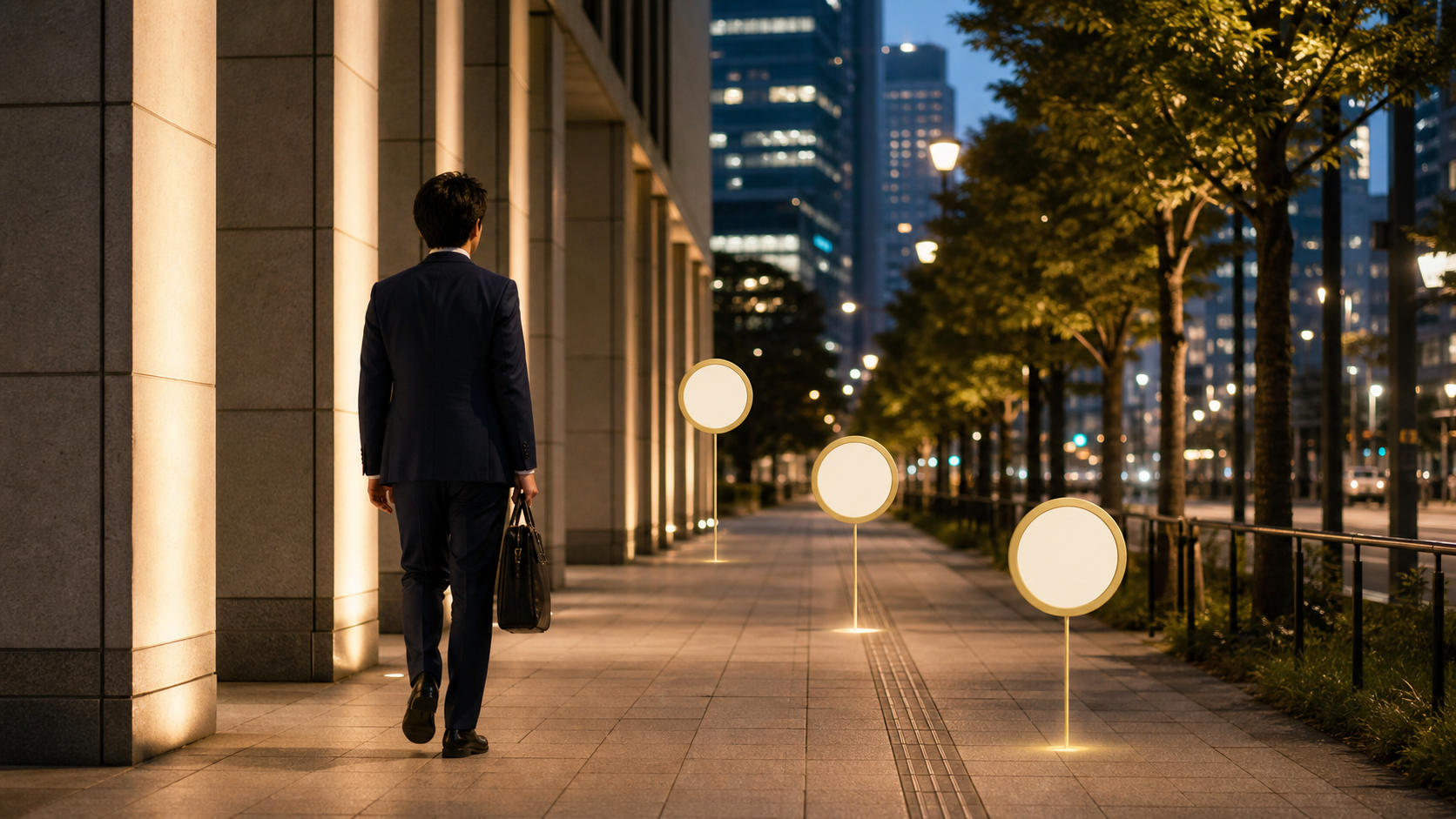 図解6: 「与信・スキル・時間」の3つの資産カードを、会社員が本業の上に積み上げる構図