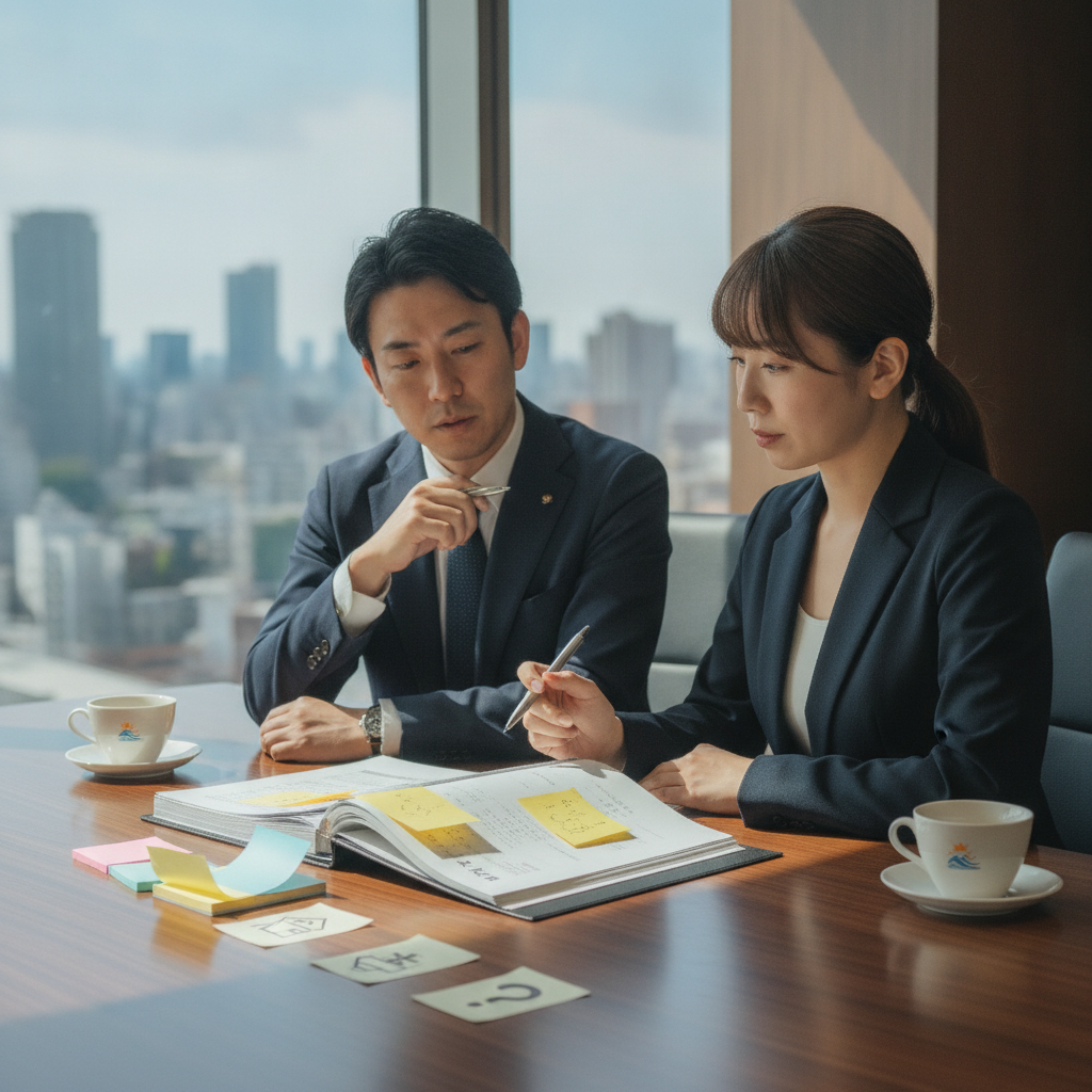 図解4: 「売上/利益」「一時点/継続」「税引前/税引後」の3つのフィルターを通すと見出し数字の実態が見えることを、じょうご型のインフォグラフィックで表現